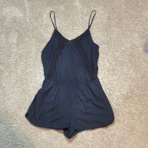 American Eagle Black Spaghetti Strap Romper